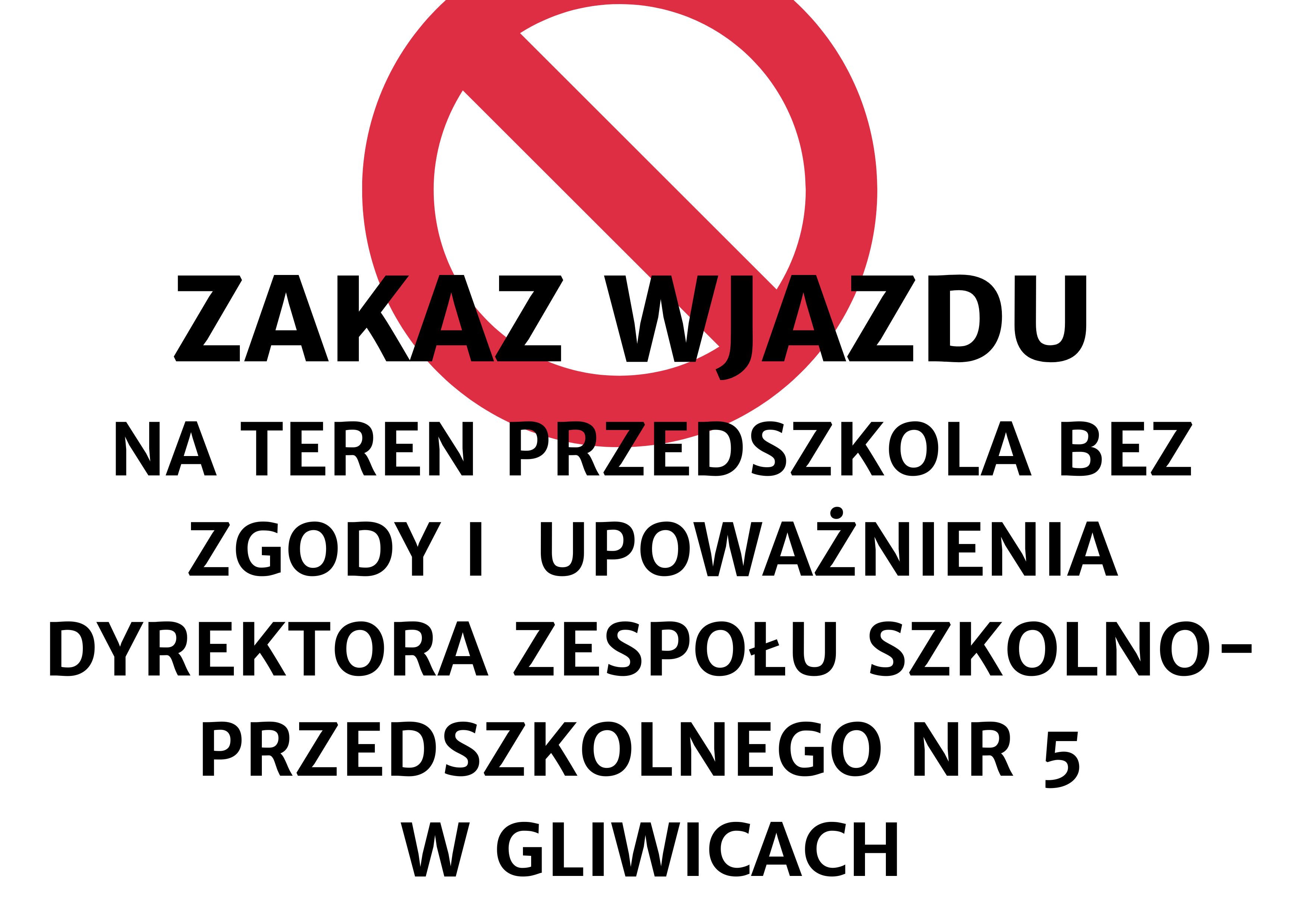 ZAKAZ WJAZDU3